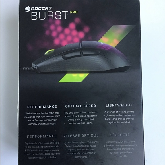 Burst Pro gaming mouse black - Picture 2 of 4